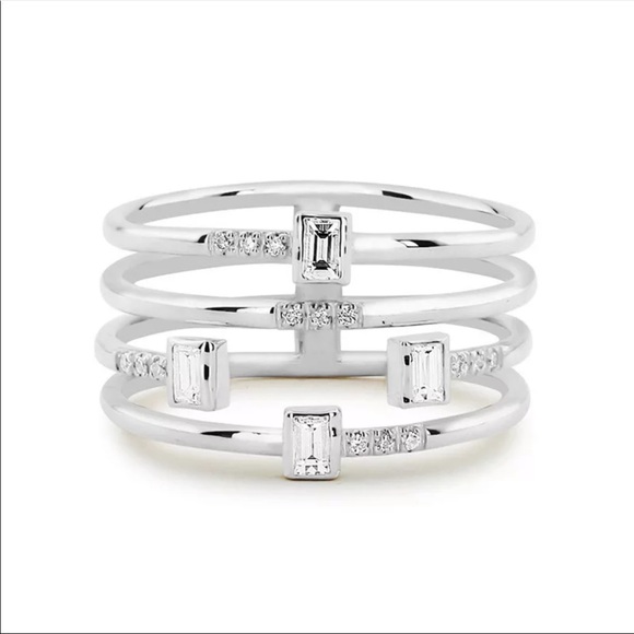 *NEW*18K White Gold Gorgeous Diamond Ring - Picture 2 of 2